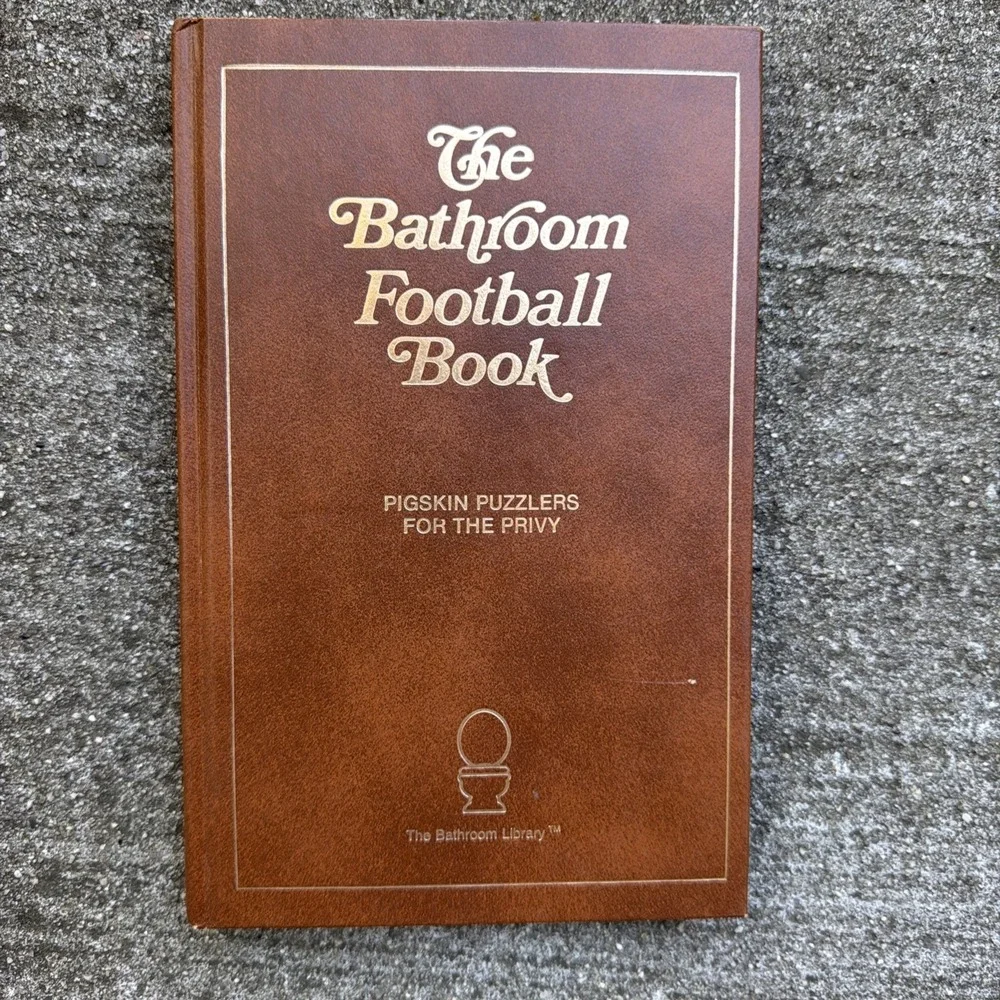 The Bathroom Football Book By Jack Kreismer